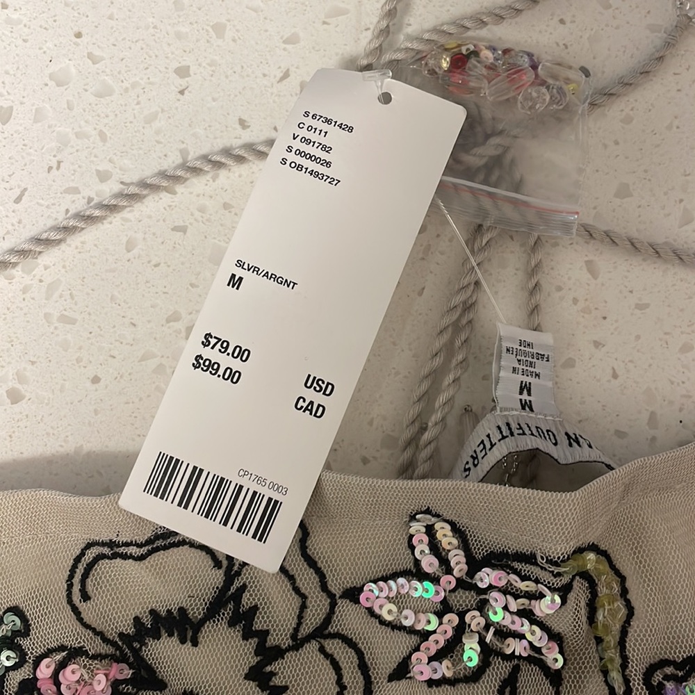 UO Cecily Beaded Halter Top - Picture 3 of 3